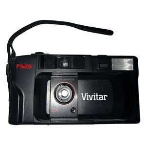 Vivitar PS20 Point and Shoot 35mm Film Camera with‎ Strap and Original Box